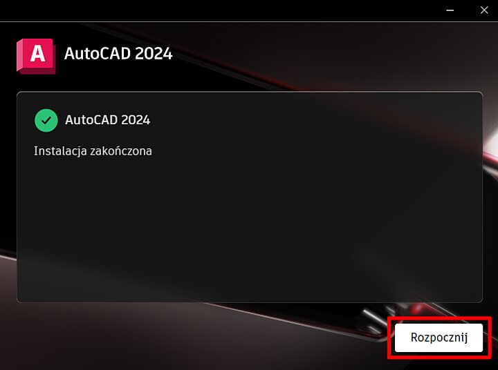 Instalator programu AutoCAD